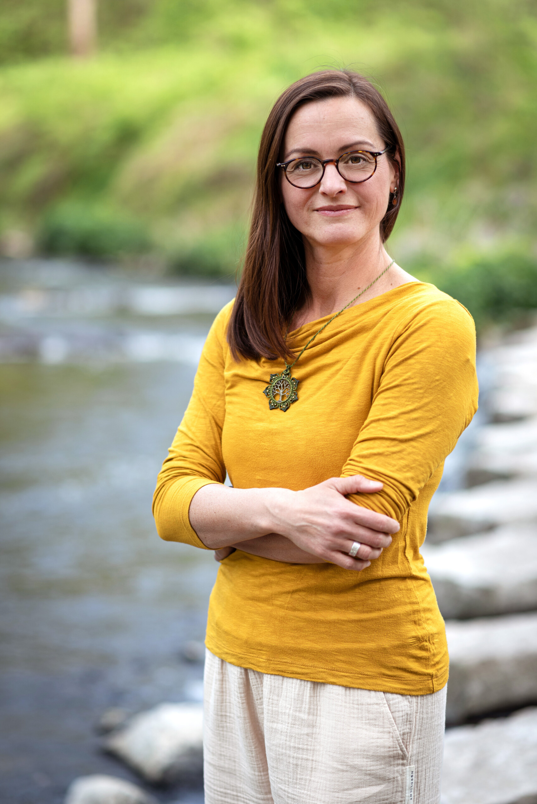 ins sich ruhendes Business-Portrait