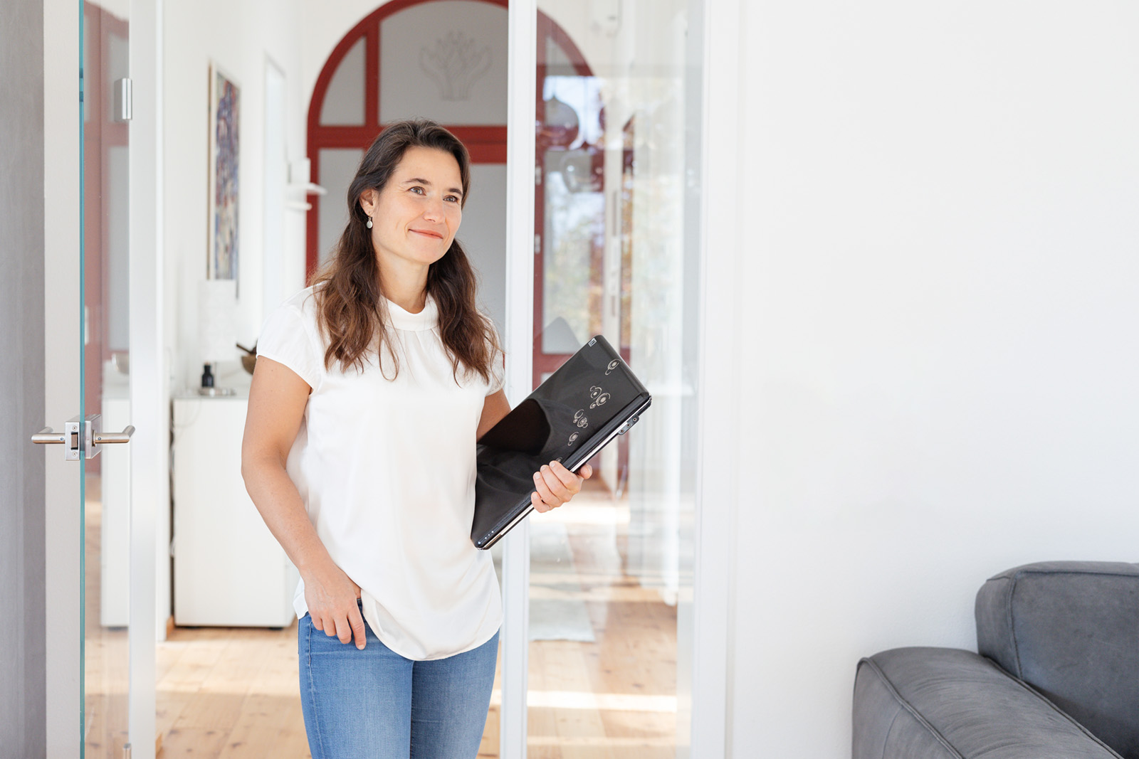 Business Shooting mit Laptop Business Shooting mit Laptop