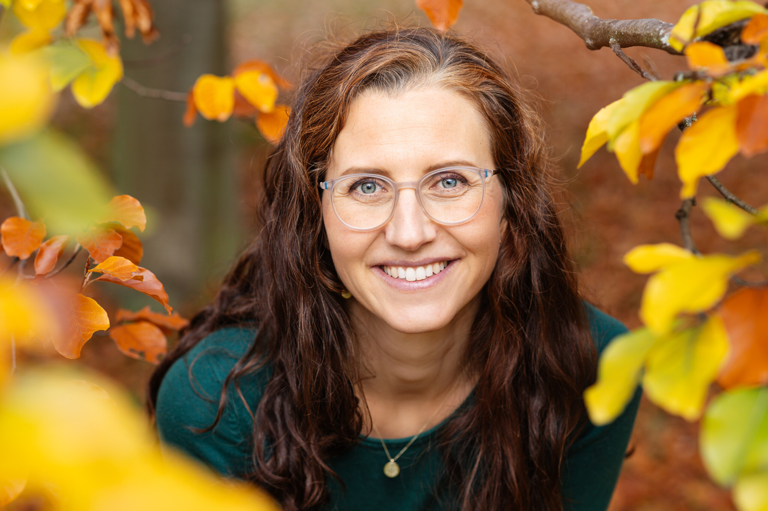 Frauenportrait im Herbst im Raum Dresden