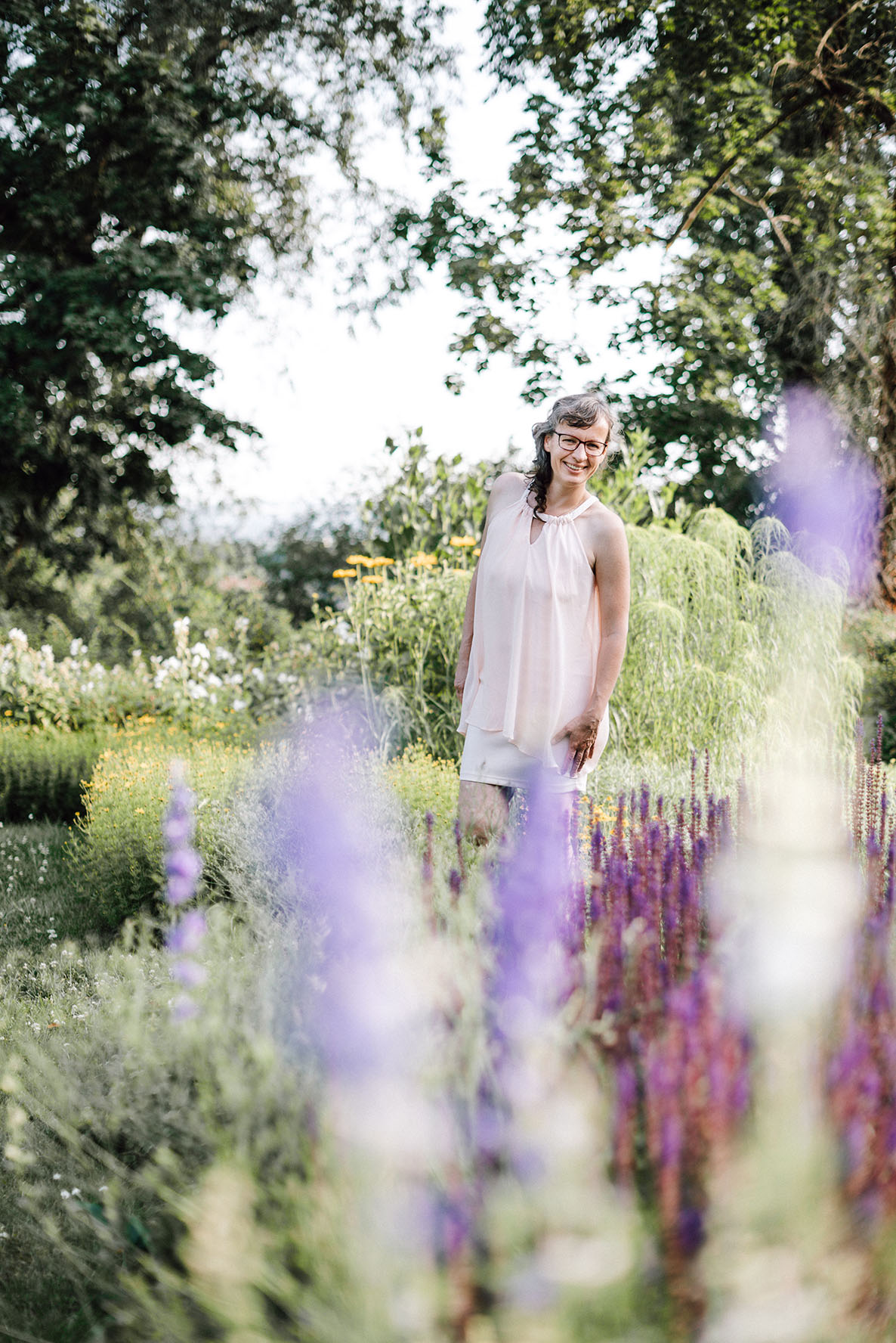 Fotografin Kristin Winter in der Natur Fotografin Kristin Winter in der Natur