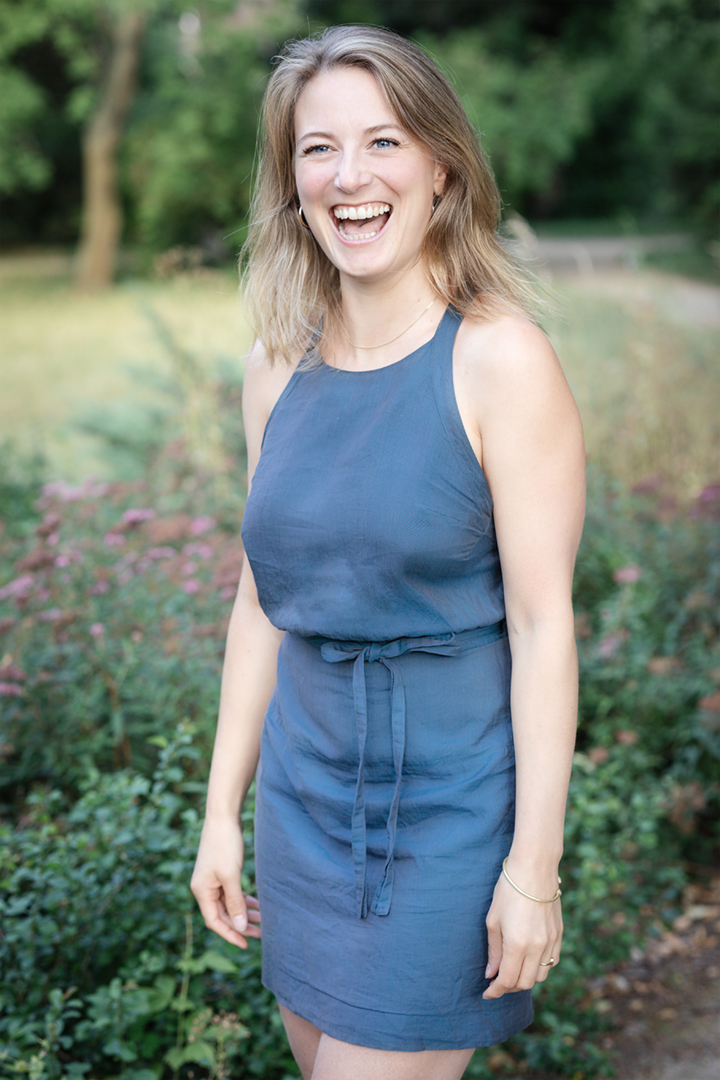 Mirjam lachend Mirjam lachend
